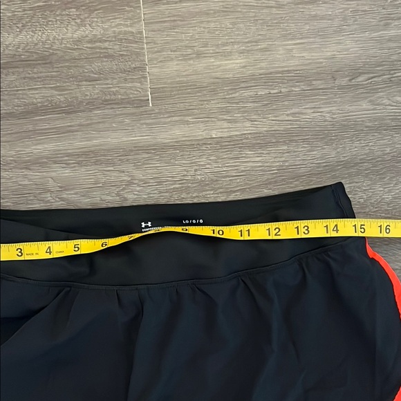 Under Armour Black and Red Athletic Shorts - Picture 4 of 6